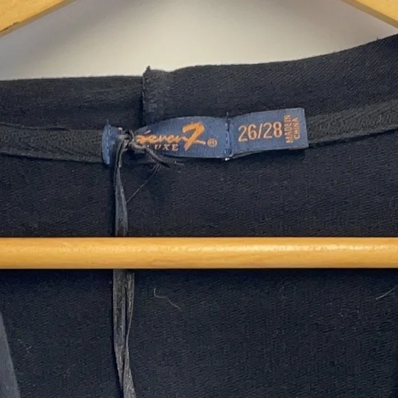 SEVEN7 SZ 1X 26/28 SWEATSHIRT black - Picture 3 of 9